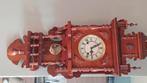 Antieke 31 day klok, Ophalen, Zo goed als nieuw, Analoog, Wandklok
