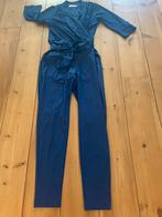 Mooie indigoblauwe travelstof jumpsuit Studio Anneloes, L, Studio Anneloes, Maat 42/44 (L), Zo goed als nieuw, Verzenden