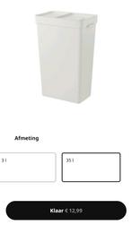 IKEA Hallbar ton en deksel 2x 35L. (ophalen in Delft/Almere), Huis en Inrichting, Woonaccessoires | Prullenbakken, Ophalen of Verzenden