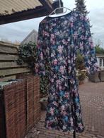 Smashed Lemon fluwelen bloemenjurk maat 40/42, Verzenden, Zwart, Maat 42/44 (L), Zo goed als nieuw