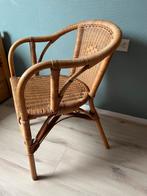 Twee Rotan stoelen met armleuningen, Huis en Inrichting, Stoelen, Ophalen, Bruin, Twee