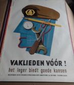 Vintage Leger Poster - Vaklieden Voor!, Verzamelen, Posters, Ophalen of Verzenden, A1 t/m A3, Reclame, Rechthoekig Staand