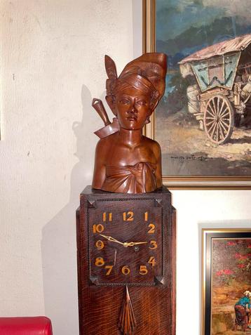 GrootTop beeld gesigneerd , Bali Indonesie met Keris / Kris beschikbaar voor biedingen