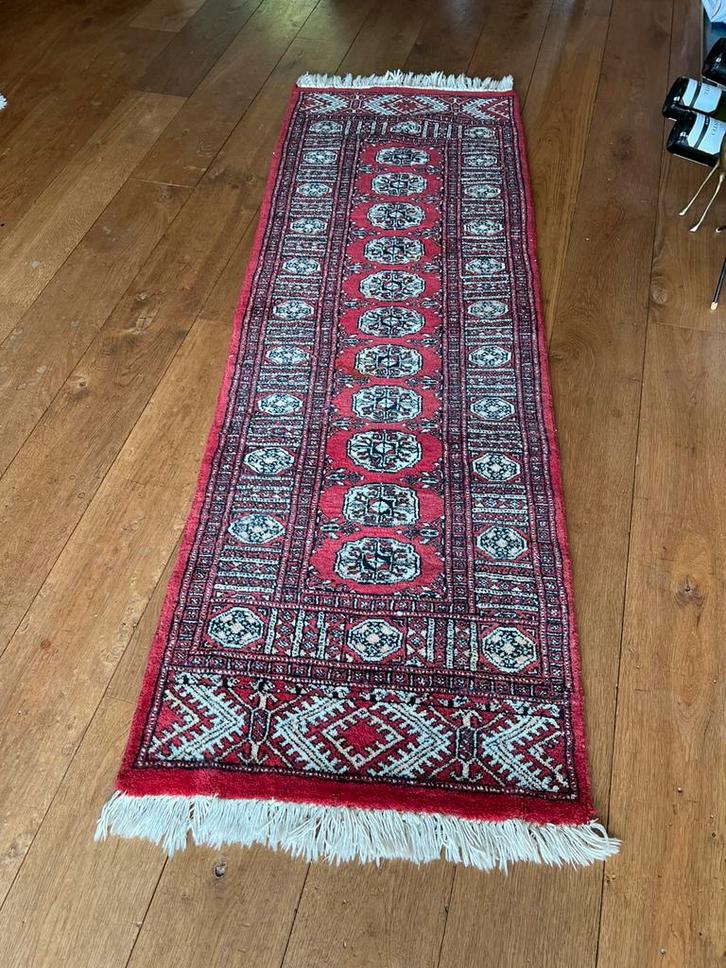 Vintage Handgeknoopt Wollen Perzisch Bouchara Tapijt 1950, Antiek en Kunst, Antiek | Kleden en Textiel, Ophalen of Verzenden