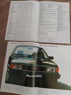 Audi 80 1982 autofolder, Ophalen of Verzenden, Nieuw, Audi