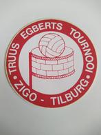 Oude sticker.  Truus EGBERTS Toernooi. Tilburg.   Zigo., Ophalen of Verzenden, Zo goed als nieuw