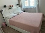 Brimnes bed van ikea 180 bij 200, Ophalen, Gebruikt, Wit, Tweepersoons
