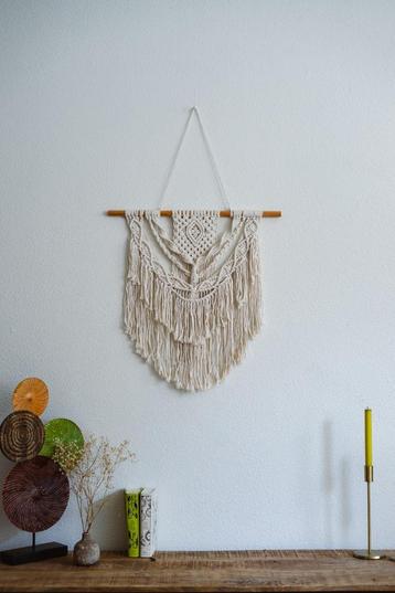 NIEUW Wandhanger Macrame Handgeknoopt Wandkleed beschikbaar voor biedingen