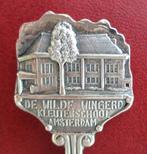Vintage theelepel De wilde wingerd kleuterschool amsterdam, Ophalen of Verzenden, Metaal, Bestek