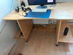 Eenpersoonsbed en bureau - gratis, Huis en Inrichting, Slaapkamer | Bedden, Ophalen, Gebruikt, 90 cm, Eenpersoons
