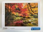 Clementoni Puzzel 1500 Stukjes - Herfstlandschap, Ophalen of Verzenden, 500 t/m 1500 stukjes, Zo goed als nieuw, Legpuzzel
