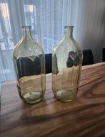 Groote flesen, Huis en Inrichting, Woonaccessoires | Vazen, Ophalen, Overige kleuren, Glas, Minder dan 50 cm