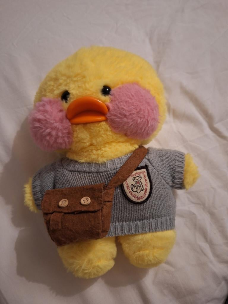 Eend knuffel/paper duck, Kinderen en Baby's, Speelgoed | Knuffels en Pluche, Ophalen of Verzenden, Eend