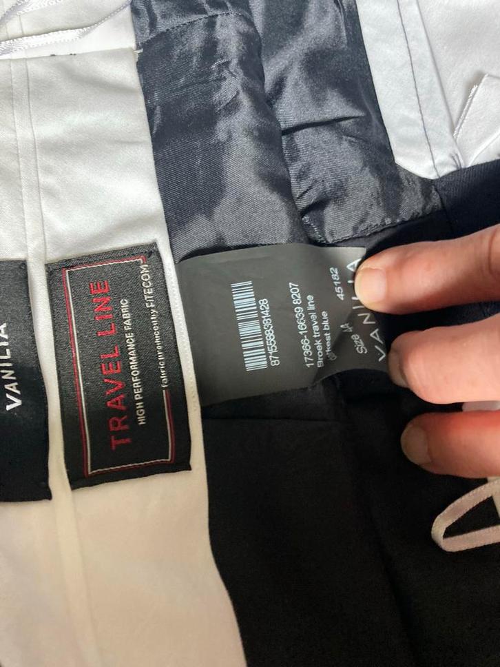 Gevoerde Vanilia Travel Line Broek Maat 44, Kleding | Dames, Broeken en Pantalons, Zo goed als nieuw, Maat 42/44 (L), Blauw, Lang