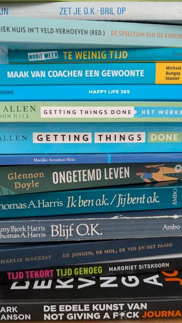 Diverse Nederlandstalige boeken - Zelfhulp & meer beschikbaar voor biedingen