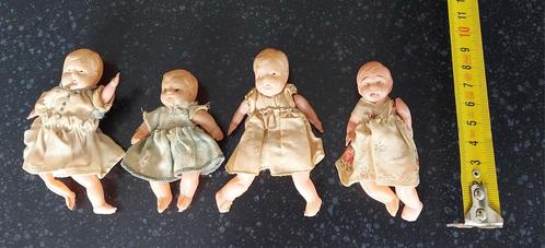 Zolderopruiming 4 antieke poppetjes, Antiek en Kunst, Antiek | Speelgoed, Ophalen of Verzenden