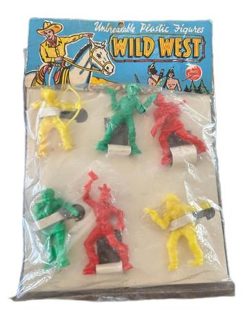 Unbreakable Plastic Figures – Wild West (Luxor Eurotoys, ca. beschikbaar voor biedingen
