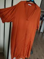Roestbruine jurk xl rood koper kleur metallic glans jurk, Maat 46/48 (XL) of groter, Ophalen of Verzenden, Zo goed als nieuw, Rood