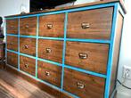 Vintage apothekerskast met blauwe accenten!, Ophalen