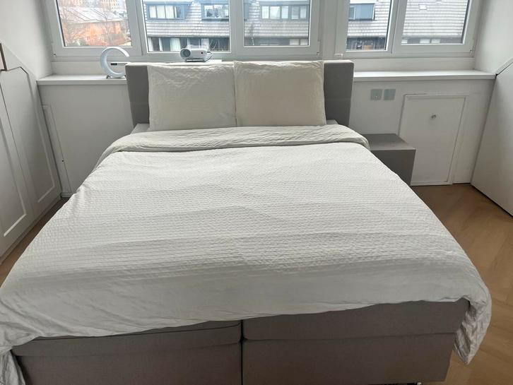 Boxspring bed - Comfortabel slapen!, Huis en Inrichting, Slaapkamer | Bedden, Zo goed als nieuw, Tweepersoons, 160 cm, 200 cm