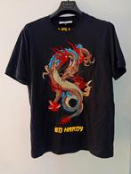 Ed Hardy t-shirt maat M, Maat 48/50 (M), Zwart, Gedragen, Ed Hardy