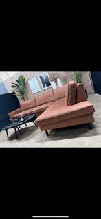 ZGAN Industriële Cognac Hoekbank - 290 x 215, Huis en Inrichting, Ophalen, 250 tot 300 cm, Industrieel cognac hoekbank kwaliteit stoer modern