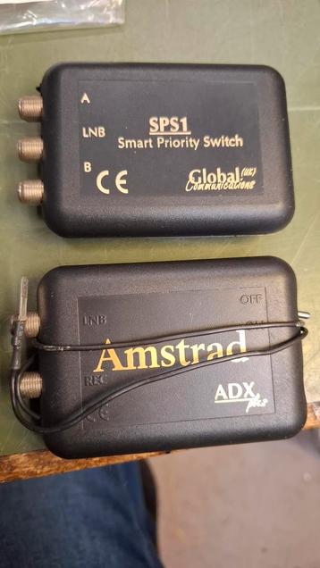 2x Satelliet Schakelaars: Global & Amstrad beschikbaar voor biedingen