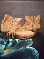 Suede laarsjes camelkleur maat 38, Vero Cuoio, Overige kleuren, Lage of Enkellaarzen, Ophalen of Verzenden
