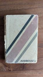 Vintage beschreven adressen boekje, Ophalen of Verzenden, Gebruikt