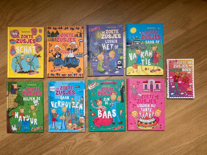 De Zoete Zusjes boeken complete serie 9 boeken ZGAN!, Boeken, Kinderboeken | Jeugd | 10 tot 12 jaar, Zo goed als nieuw, Ophalen of Verzenden