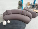 Grote nieuwe lounge teddy bank met sierkussens, Ophalen, Nieuw, Rechte bank, Stof