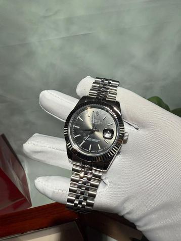 Rolex datejust rhodium 41mm beschikbaar voor biedingen