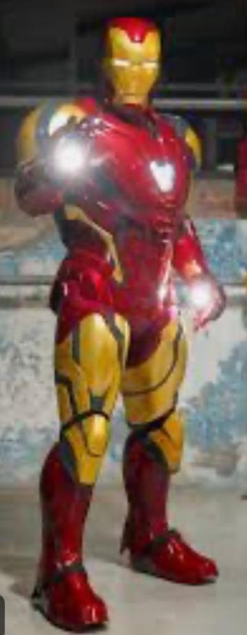Marvel Iron Man mascotte met acteur op je feestje? beschikbaar voor biedingen