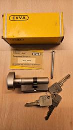 Cilinderslot EVVA met knop, 26/26, Doe-het-zelf en Verbouw, Hang- en Sluitwerk, Ophalen of Verzenden, Nieuw, Rvs, Slot