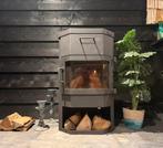 Zeer efficiente en luxe Design🔥houtkachel DIKGEURTS🔥 Zgan!, Huis en Inrichting, Ophalen, Houtkachel, Zo goed als nieuw, Vrijstaand