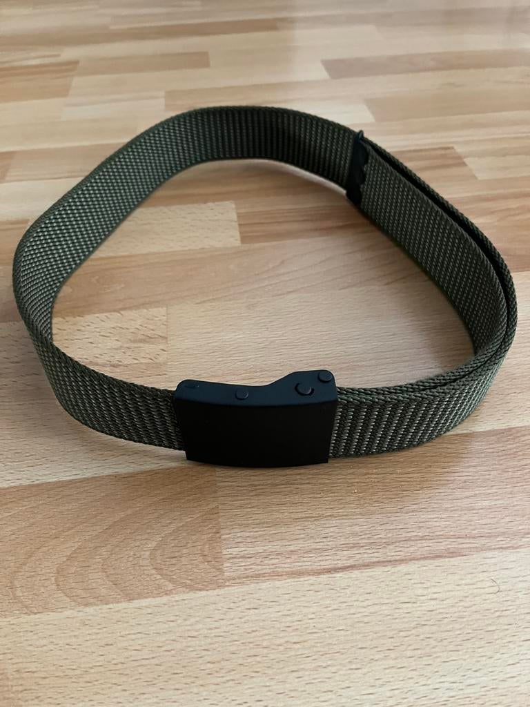 Groene Riem, Kleding | Heren, Riemen en Ceinturen, 95 tot 105 cm, Overige kleuren, Echt leder, Ophalen of Verzenden
