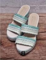 Frida - Mooie raffia sleehakken maat 38 - Nieuw - Heartmind, Kleding | Dames, Schoenen, Frida, Nieuw, X, Sandalen of Muiltjes