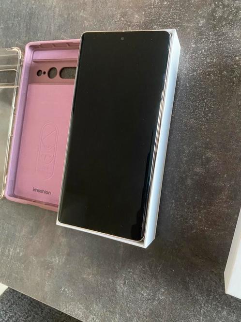 Google Pixel 7 Pro 128GB – Nieuwstaat + 2 Hoesjes, Telecommunicatie, Mobiele telefoons | Hoesjes en Frontjes | Samsung, Zo goed als nieuw