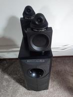Wharfedale luidsprekers., Gebruikt, Minder dan 60 watt, Front, Rear of Stereo speakers, Ophalen