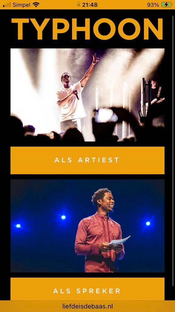 2 kaartjes Typhoon 4/12 as Oosterpoort - Spot Groningen., Tickets en Kaartjes, Concerten | Nederlandstalig, Twee personen, December