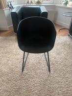 Kuipstoel - MOET WEG, Huis en Inrichting, Stoelen, Ophalen, Kunststof, Zwart, Zo goed als nieuw