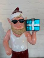 Tuinkabouter met cadeau - Zomerse Kerst, Ophalen, Kunststof, Gebruikt, .