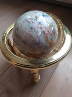 Gemstone Globe / Edelstenen wereldbol. Parelmoer&Edelstenen, Antiek en Kunst, Ophalen