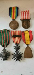 Belgische ww1 medailles, Verzamelen, Overige gebieden, Ophalen of Verzenden, Landmacht, Lintje, Medaille of Wings