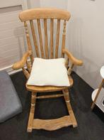 Schommelstoel, Huis en Inrichting, Stoelen, Ophalen, Bruin, Zo goed als nieuw, Eén