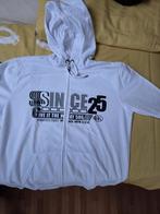 Herenvest met rits en capuchon, wit, 2XL, NIEUW, Kleding | Heren, Truien en Vesten, Ophalen of Verzenden, Nieuw, Overige maten