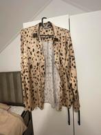 Beige blouse met luipaardprint, H&M, Beige, Zo goed als nieuw, Ophalen