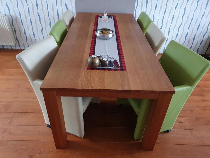 Comfortabele eetkamerstoelen (6st.)- In zeer goede staat., Huis en Inrichting, Stoelen, Gebruikt, Vijf, Zes of meer stoelen, Overige materialen
