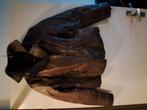 Leren dames jas bruin xl/42, Ophalen, Bruin, Maat 42/44 (L), Onbekend