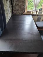 Eettafel. 95 cm breed 175 cm lang, Ophalen, Gebruikt, 50 tot 100 cm, Vijf personen of meer